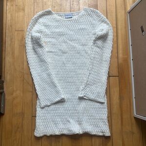 Elegant White Knit Sweater